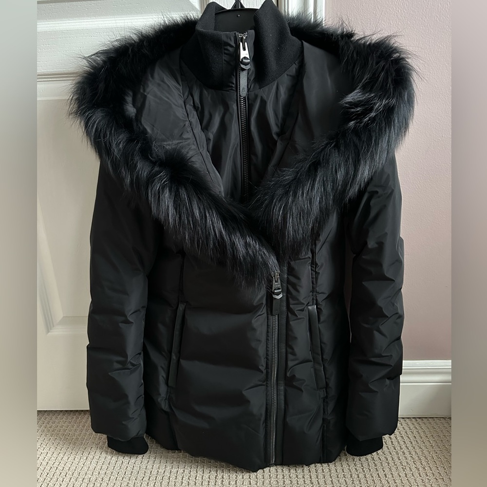 MACKAGE Black Adali Down Coat, Size: Small